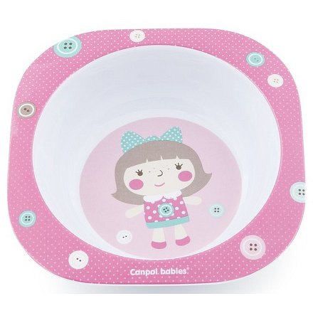 Melaminová miska TOYS 230 ml růžová