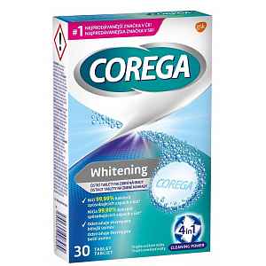 Corega Whitening tabs 30 ks