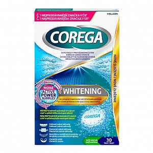 Corega Whitening tabs 30 ks