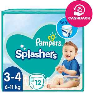 Pampers kalhotkové plenky Splashers Carry Pack S3 12ks