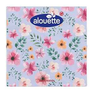 alouette Ubrousky 33 × 33 cm Květiny 20 ks