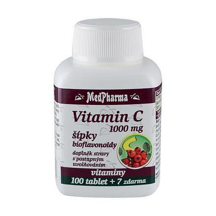 MedPharma Vitamín C 1000 mg s šípky tablety 107 prod.úč