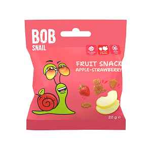 ŠNEK BOB jablko-jahoda ovocný snack 20 g