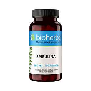 Spirulina 360 mg – 100 kapslí – Bioherba