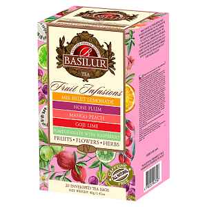 BASILUR Fruit infusions assorted IV ovocné čaje 20 gastro sáčků