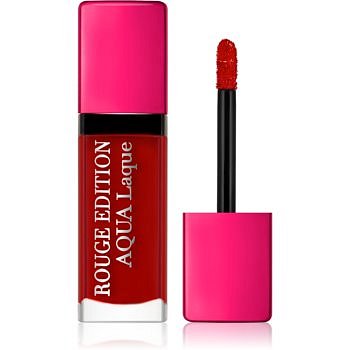 Bourjois Rouge Edition Aqua Laque hydratační rtěnka s vysokým leskem odstín 07 Fuchsia Perche 7,7 ml