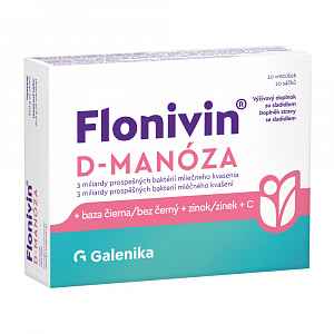 Flonivin D-MANÓZA + bez černý + zinek + vit. C 10 sáčků