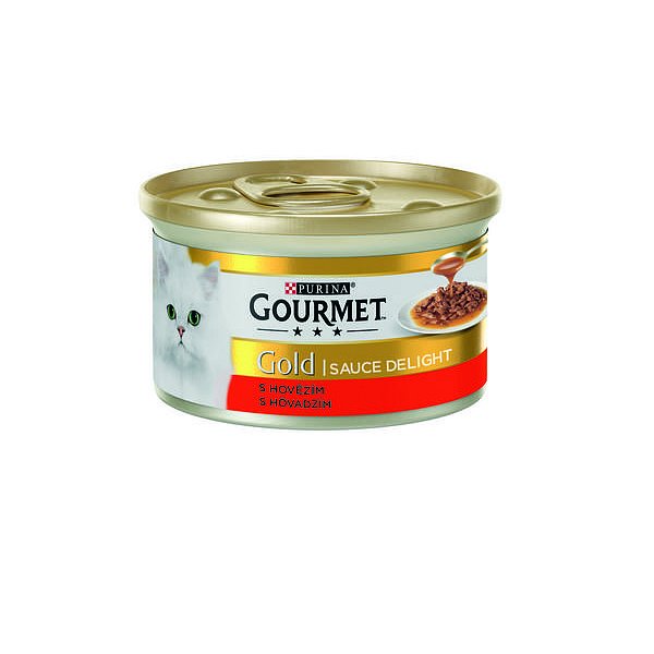 Konz.Gourmet Gold Sauce Del.Hovězí v Omáčce 85g