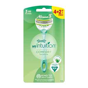 Wilkinson Dámský jednorázový holicí strojek Xtreme3 My Intuition Comfort Sensititve  6 ks