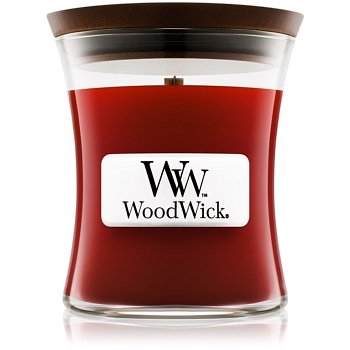 Woodwick Cinnamon Chai vonná svíčka 85 g s dřevěným knotem