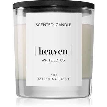 Ambientair Olphactory Black Design White Lotus vonná svíčka (Heaven) 200 g