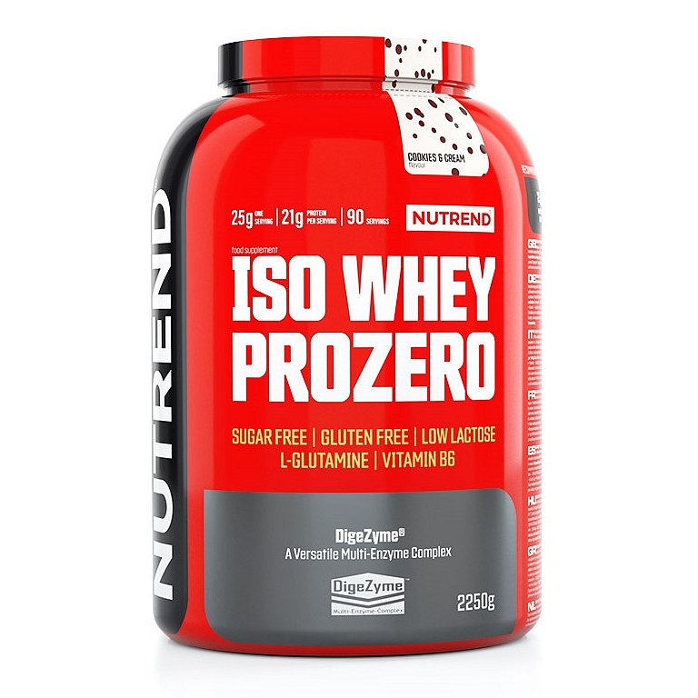 Nutrend ISO Whey prozero cookies cream 2250g