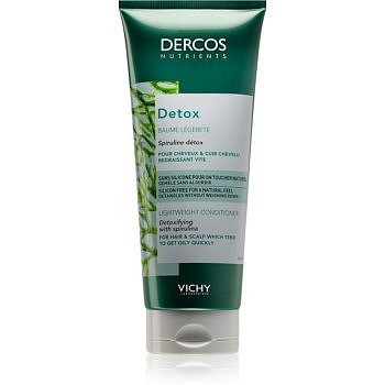 Vichy Dercos Detox čisticí detoxikační kondicionér pro rychle se mastící vlasy  200 ml