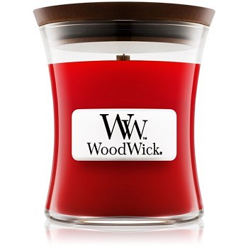 Woodwick Pomegranate vonná svíčka 85 g s dřevěným knotem