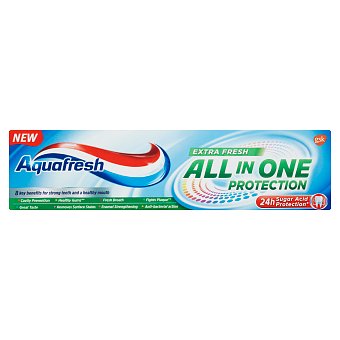 Aquafresh All in One Protection Extra Fresh zubní pasta s fluoridem  75 ml