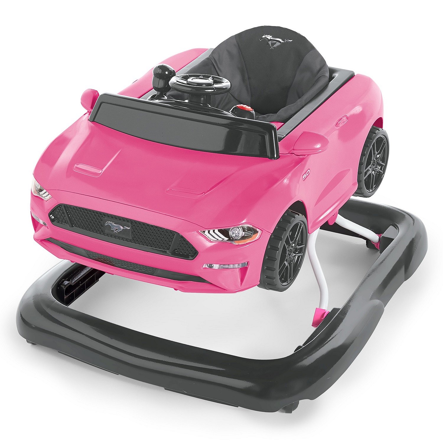 BRIGHT STARTS Chodítko 3v1 Ford Mustang Pink 6 m+, do 11 kg