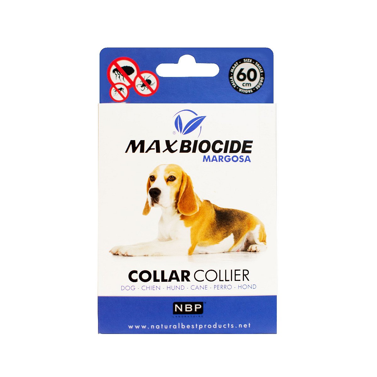 Max Biocide Dog Collar Obojek pro psy 60 cm 1 ks