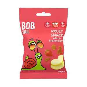 ŠNEK BOB jablko-jahoda ovocný snack 40 g