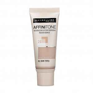 Maybelline Affinitone krycí hydratační make-up s vitaminem E 24 Golden Beige 30ml