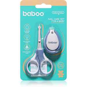 Baboo Nail Care Set manikúrní set pro děti od narození Blue Haze 0m+ 2 ks
