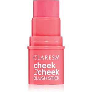 Claresa Cheek 2 Cheek krémová tvářenka v tyčince odstín 02 Neon Coral 6 g