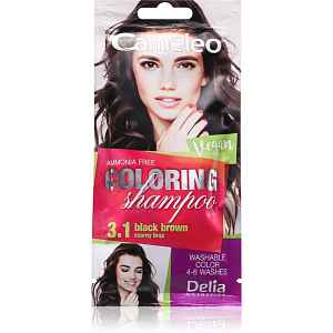 Delia Cosmetics Cameleo Coloring Shampoo tónovací šampon na vlasy odstín 3.1 Black Brown 40 ml