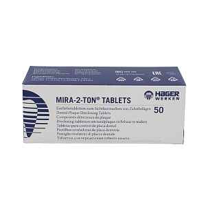 Miradent Mira-2-Ton tablety pro indikaci plaku 50 ks