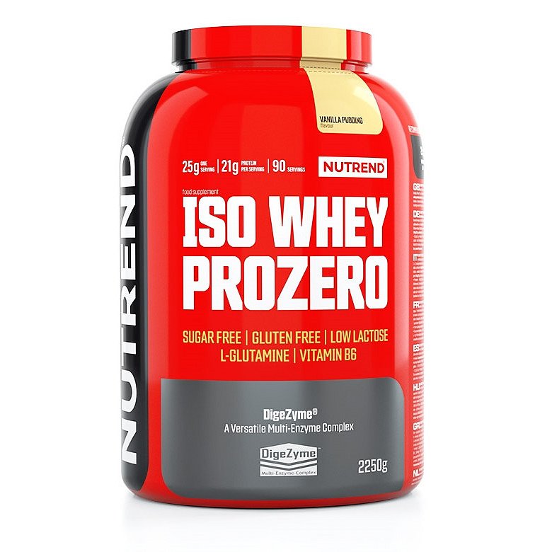 Nutrend ISO Whey prozero pudinková vanilka 2250g