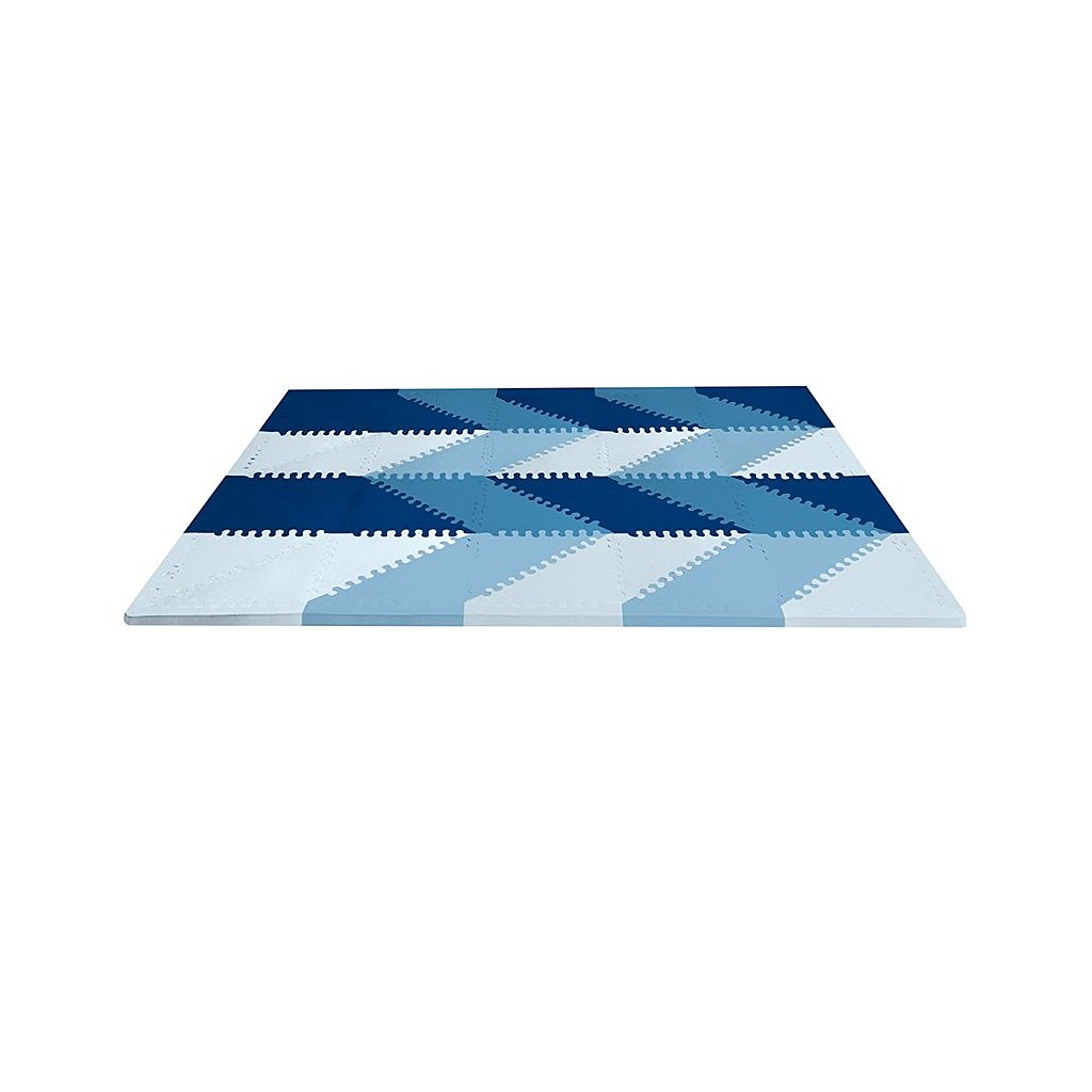 SKIP HOP Puzzle pěnové modré 72 ks, 10 m +