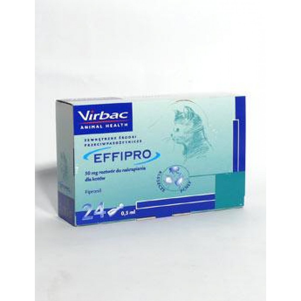 VIRBAC EFFIPRO 50MG SPOT-ON A.U.V. SOL 24X0.5ML