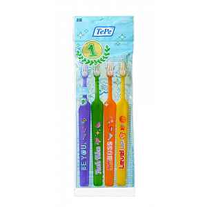 Tepe Zubní kartáček KIDS Extra-soft sáček 3+1 ks