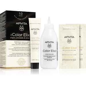 Apivita My Color Elixir barva na vlasy bez amoniaku odstín 1.0 Black 1 ks