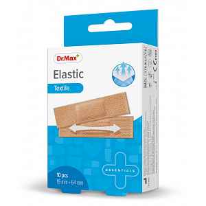 Dr. Max Elastic Textile 19 x 64 mm náplast 10 ks