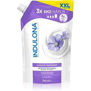 Indulona Lněné semínko Linseed tekuté mýdlo – náhradní náplň 750 ml