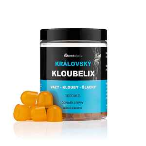 Království zdraví Královský Kloubelix citron/limetka, kloubní výživa 500 g, 60 želé