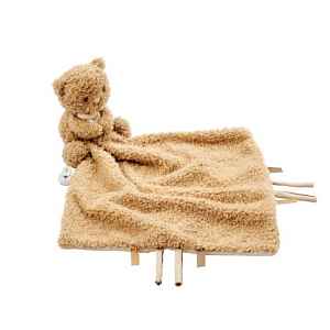 NATTOU Mazlíček plyšový Teddy medvídek 27 x 27 cm, 0m+