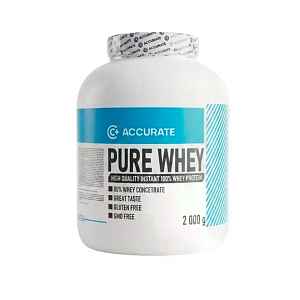 Accurate+ Pure Whey white chocolate with strawberry pieces 2000 g