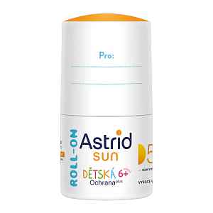 Astrid Dětské mléko na opalování roll-on SPF 50+  50 ml