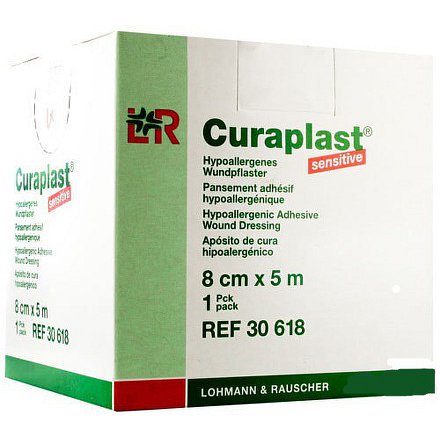 Náplast Curaplast rychloobvaz role 8cm x 5m 1ks