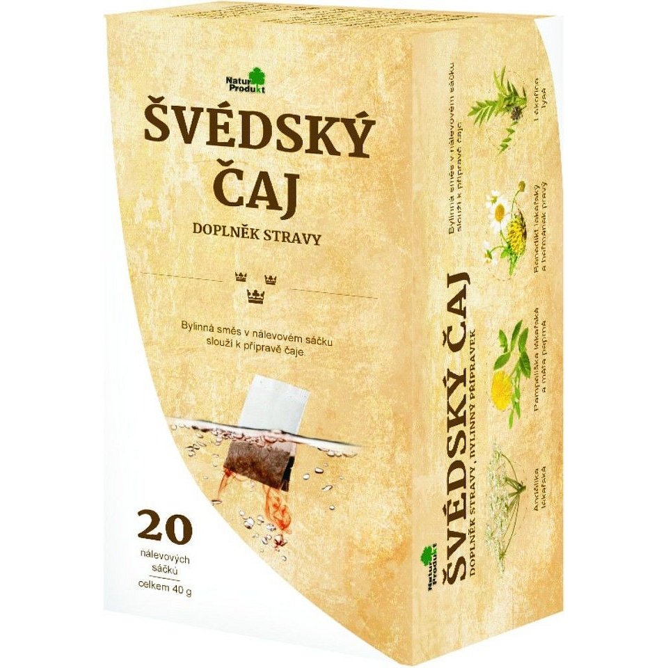 Naturprodukt Švédský čaj n.s.20x2g