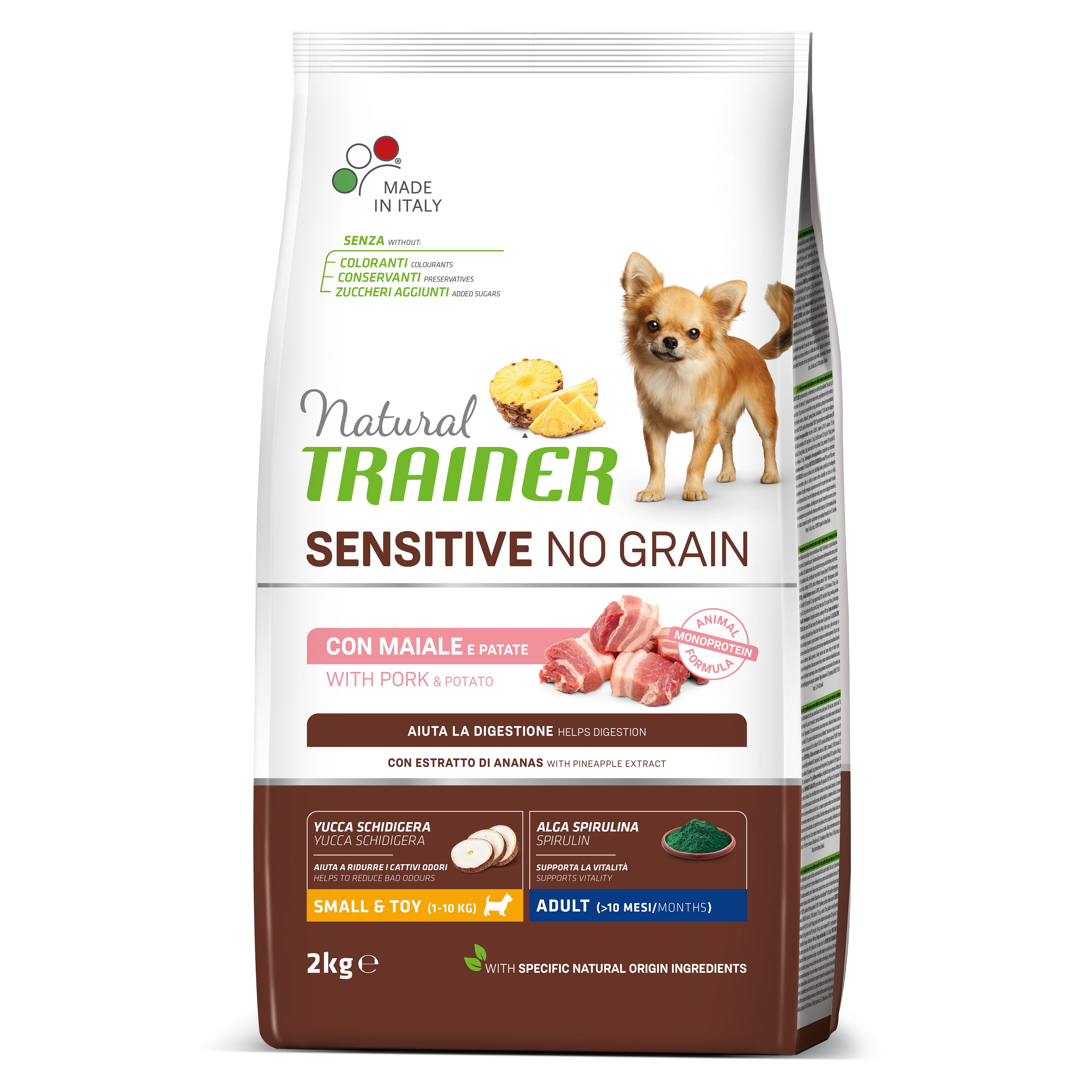 Trainer Natural Sensitive NO GRAIN MINI vepřové 2kg