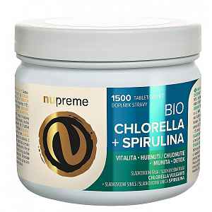 NUPREME Chlorella + Spirulina BIO Jumbo 1500 tablet