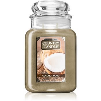 Country Candle Coconut Wood vonná svíčka 680 g