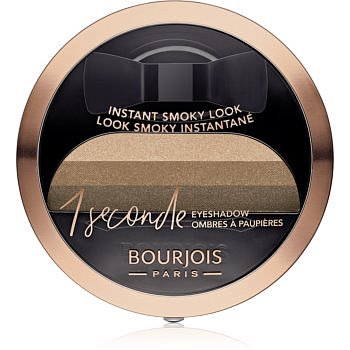 Bourjois 1 Seconde oční stíny pro okamžité kouřové líčení odstín 02 Brun-ette a Dorée 3 g