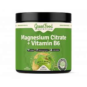 GreenFood Nutrition Magnesium Citrate + Vitamin B6 juicy apple 150 g