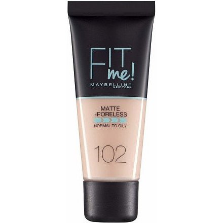 Maybelline Fit Me sjednocující matující make-up pro normální až mastnou pleť 102 Fair Ivory 30ml