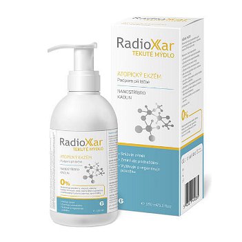 RadioXar tekuté mýdlo s nanostříbr.+kaolinem 150ml
