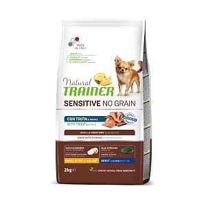 Trainer Natural Sensitive dog NO GRAIN MINI pstruh 2kg