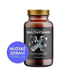 BrainMax Men Multivitamin, multivitamín pro muže, 90 rostlinných kapslí