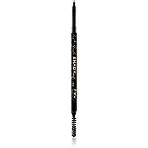 L.A. Girl Cosmetics Shady Slim automatická tužka na obočí s kartáčkem odstín Taupe 0.08 g